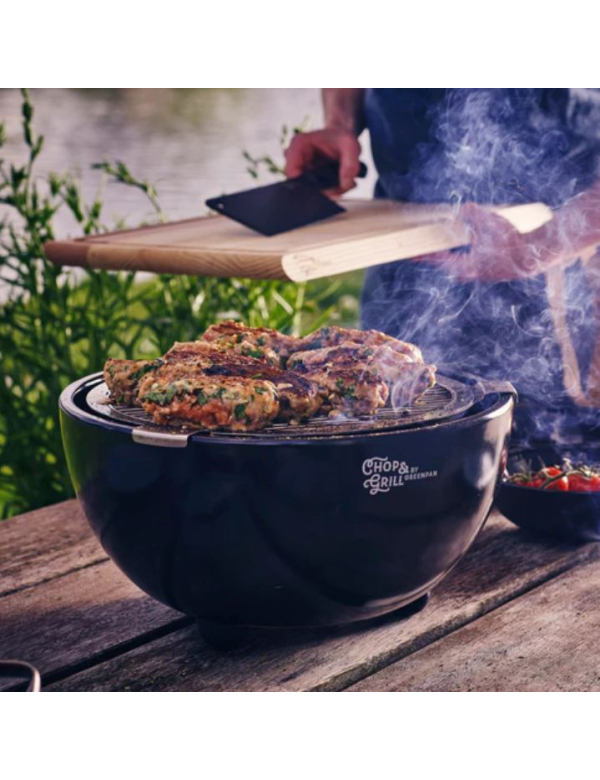 GreenPan Houtskool BBQ 28cm